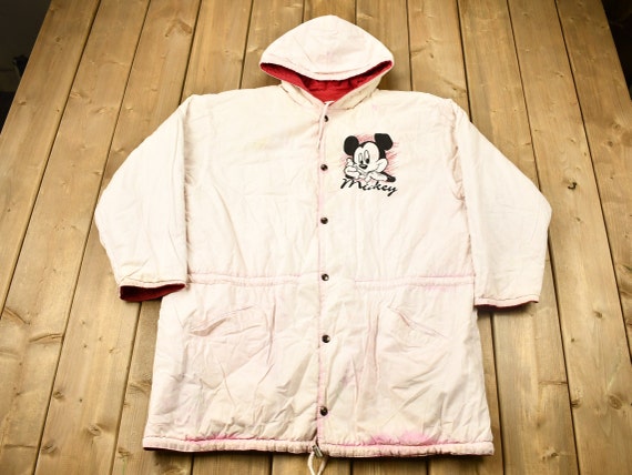 Vintage 1990s Mickey & Co Reversible Disney Jacket / Mickey Mouse 