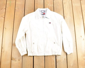 Vintage 1990s Tommy Hilfiger Windbreaker Jacket / Streetwear / Light Jacket / Vintage Windbreaker