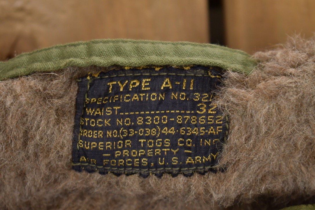 パンツ WWII Model11.5ozBlackDenimPants Vintage 1940s Type A-11 Air Force Pants Size 33 X 29 / Rare