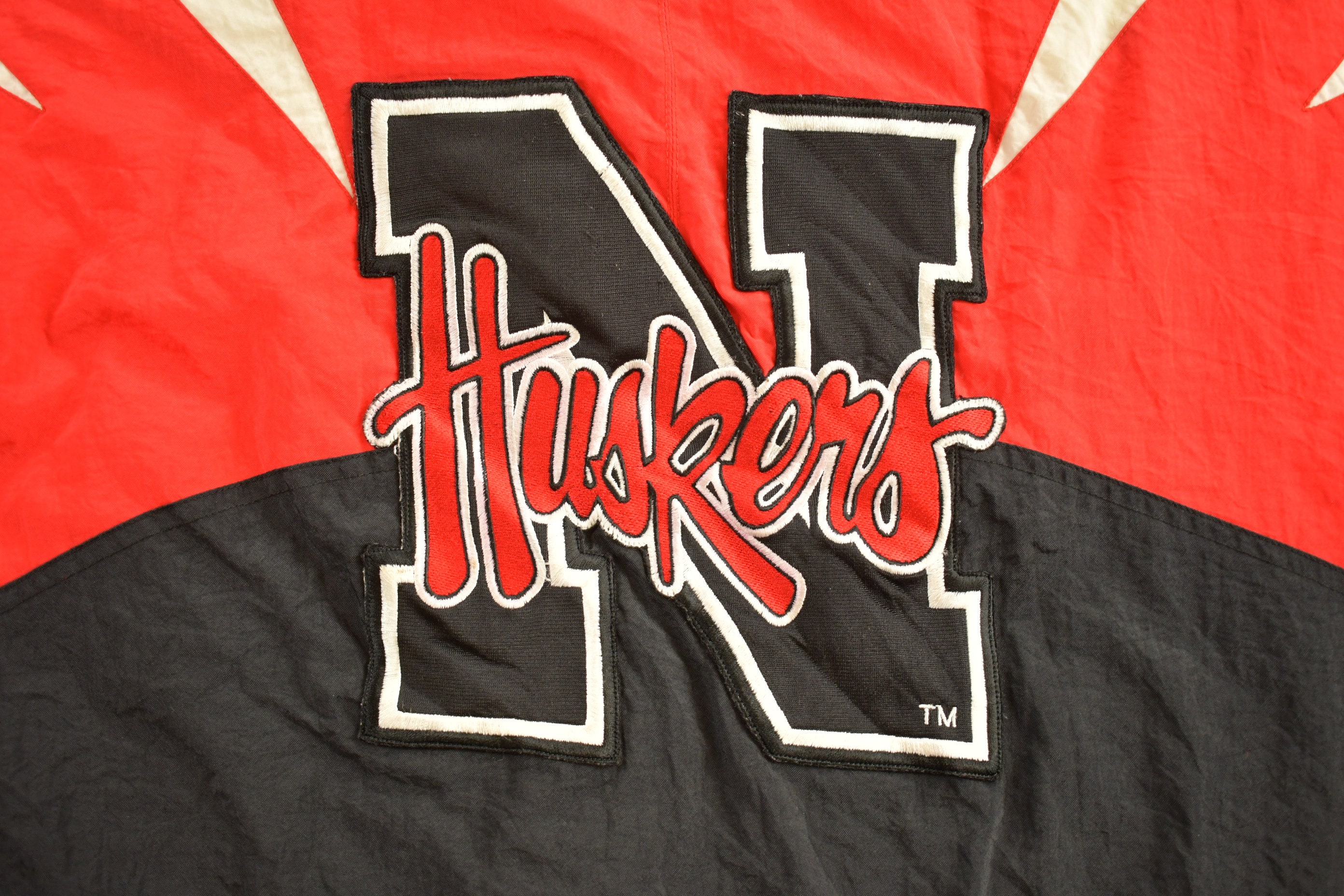 Vintage 1990s Nebraska Huskers NCAA Apex One Puffer Jacket