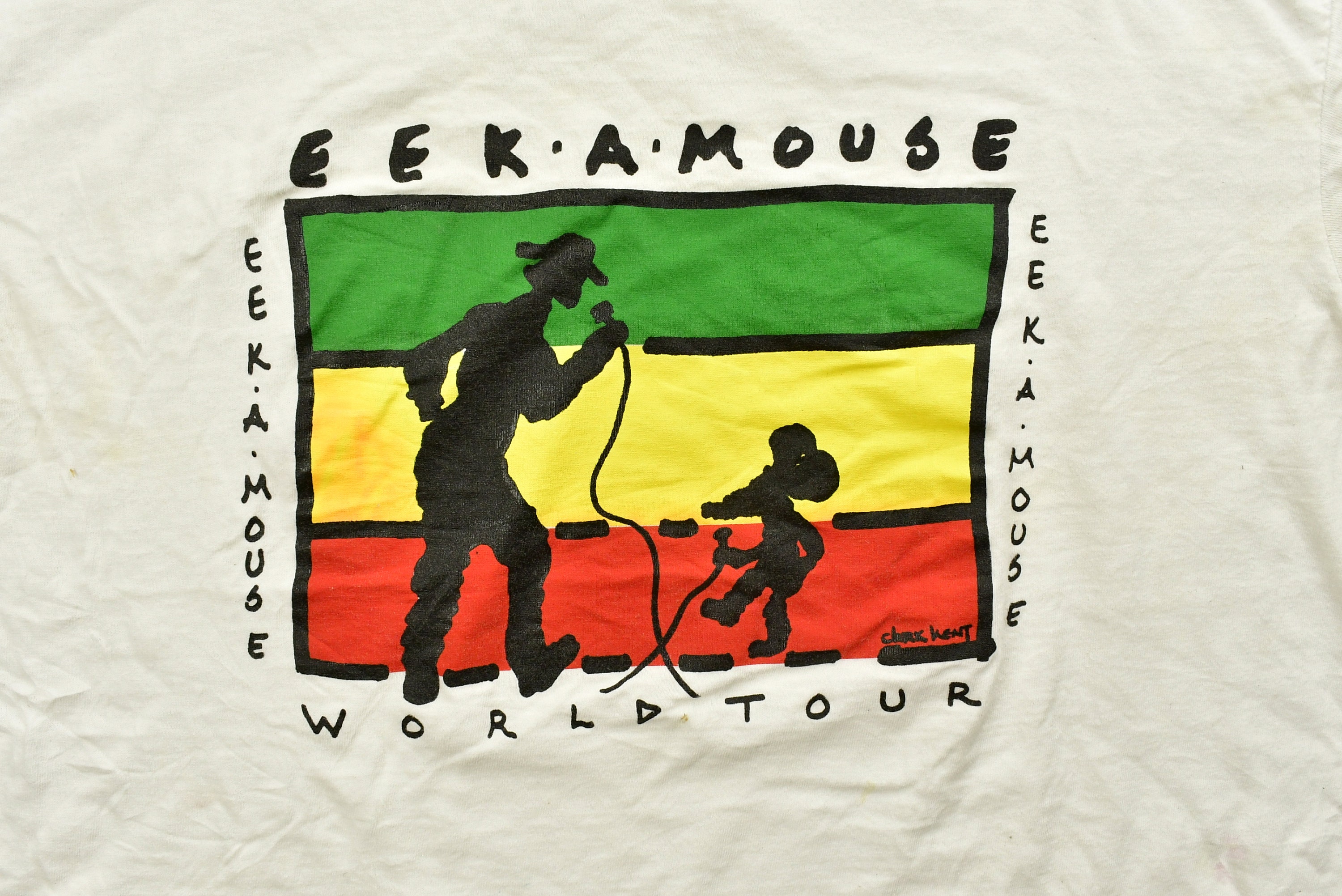 Vintage 90's EEK A MOUSE World Tour Reggae Band T-shirt / Band Tee