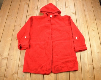 Vintage St John's Bay Jacket XL Gorpcore Full Zip Hooded Black