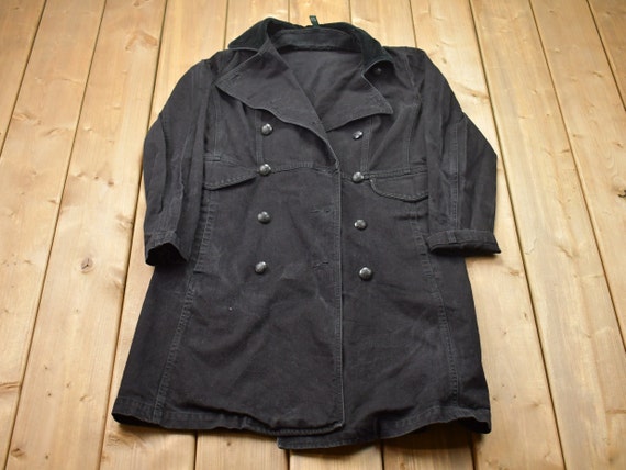 ジャケット・アウター 90s vintage RALPH LAUREN trench coat L Vintage 1990s Lauren Ralph Lauren Trench Coat / 90s Overcoat