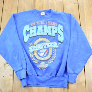 Vintage 1992 Toronto Blue Jays World Series Champions Ravens MLB Crewneck Sweatshirt / Made In USA / Baseball / Sportswear / Americana