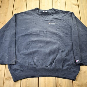Vintage 1990s Distressed Champion Crewneck Sweatshirt / Vintage Champion / Cut Sleeves / Streetwear / Athleisure / Sportswear