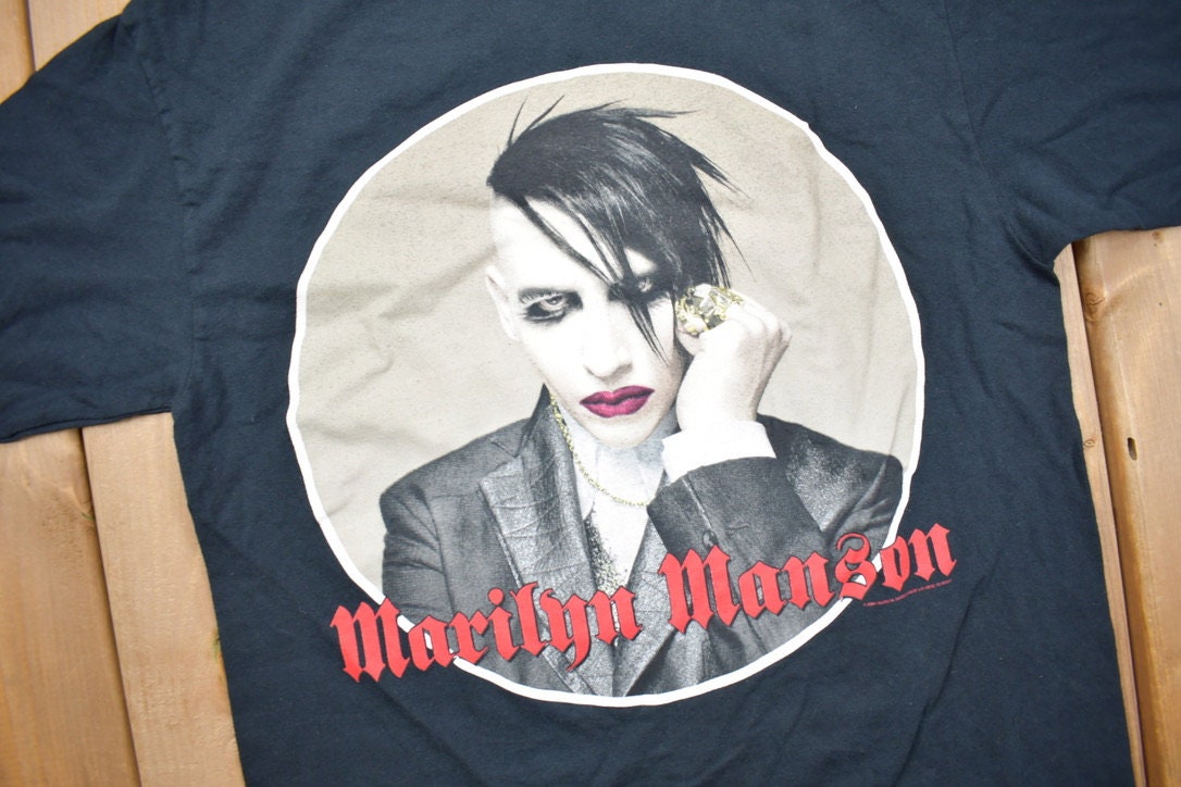 2004 MARILYN MANSON バンド Tシャツ Vintage 2004 Marilyn Manson Graphic T Shirt / Giant / Manson