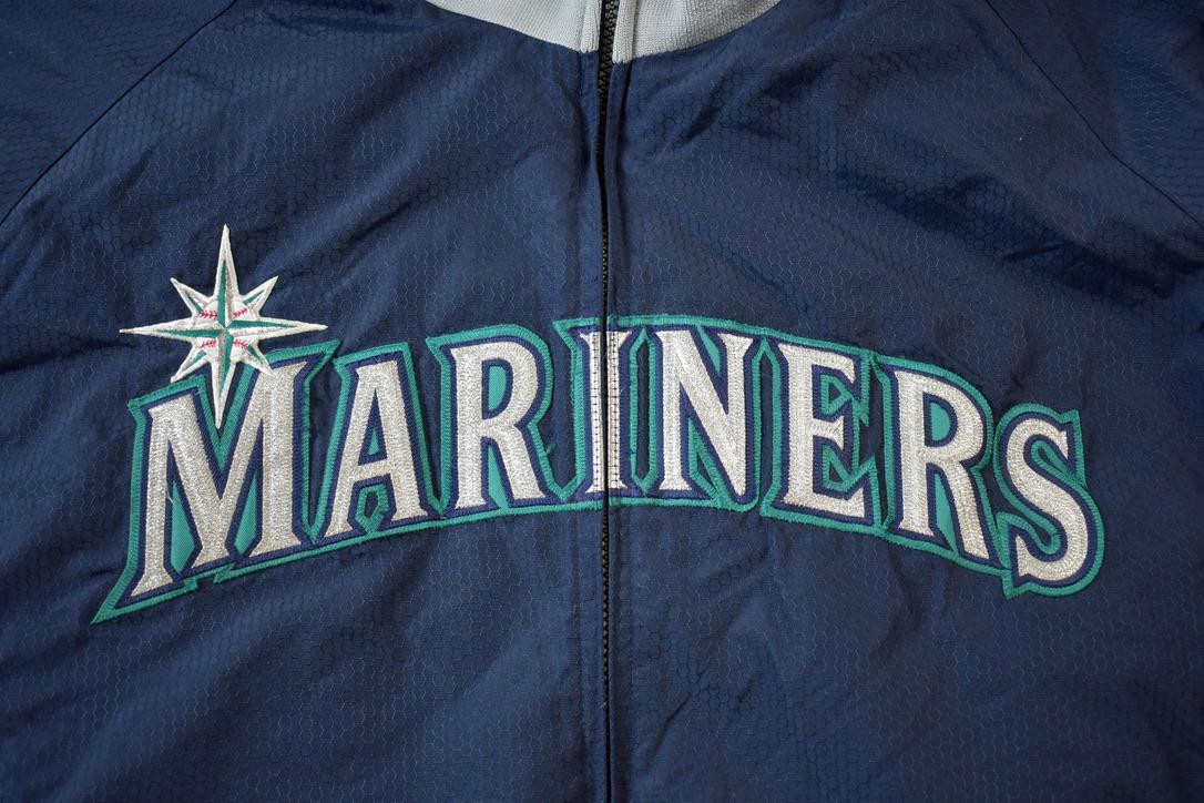 Vintage 1990s Majestic Seattle Mariners MLB Baseball Jacket