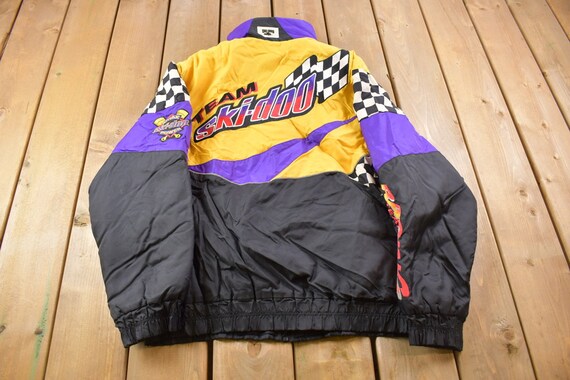 Vintage 1990s Ski-doo Racing Team Jacket / Patchwork / - Etsy