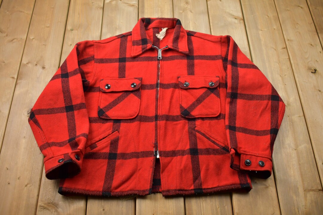 40s Jacket Vintage 1940s Foremost 100% Wool Jacket / Wool Jacket / Vintage 40s ...