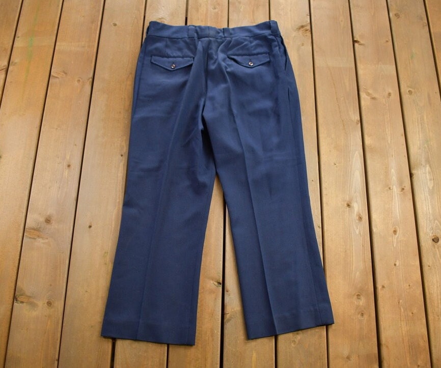 Vintage 'Don Parker' Wool Trousers Size 36x38/ 1980s Wool Pants / Streetwear / True Vintage / Made In Canada / Wool Pants
