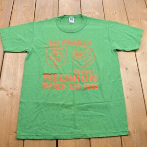 ヴィンテージ 1989 ラッセル・アスレチック ファミリー・リユニオン グラフィック Tシャツ / フォーブス / ヴィンテージ Tシャツ / ストリートウェア / レア / シングルステッチ / アメリカ製