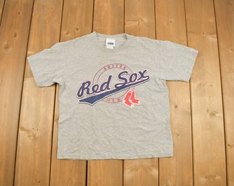 Vintage jaren 90 MLB Boston Red Sox grafisch T-shirt / Made in USA / MLB Baseball / jaren 90 streetwear / sportkleding