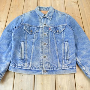 Vintage 1970s Levi's Type 3 Blanket Lined Denim Jacket / Vintage Jean Jacket / True Vintage / Vintage Levi's / Trucker Jacket / Made In USA