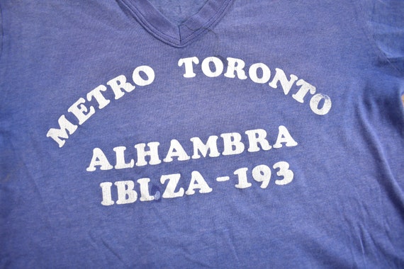 Vintage 1970s Toronto Alhambra Iblza-193 Graphic … - image 4