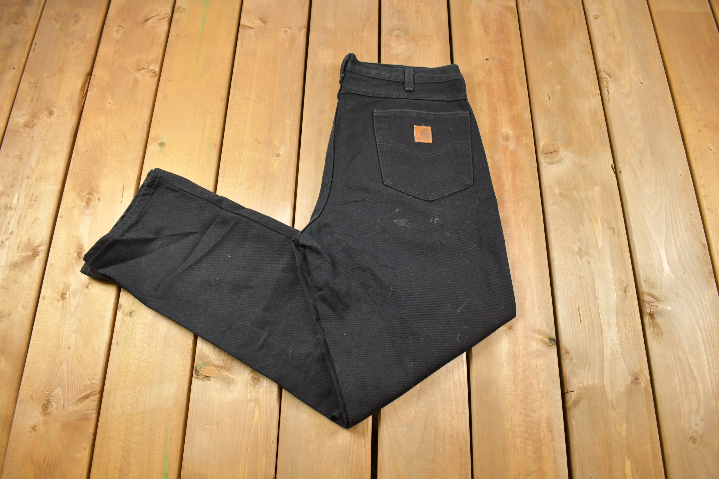 90〜00s Carhartt painter denim pants Vintage 90s Carhartt Denim Jeans Size 38 X 36 / Carpenter