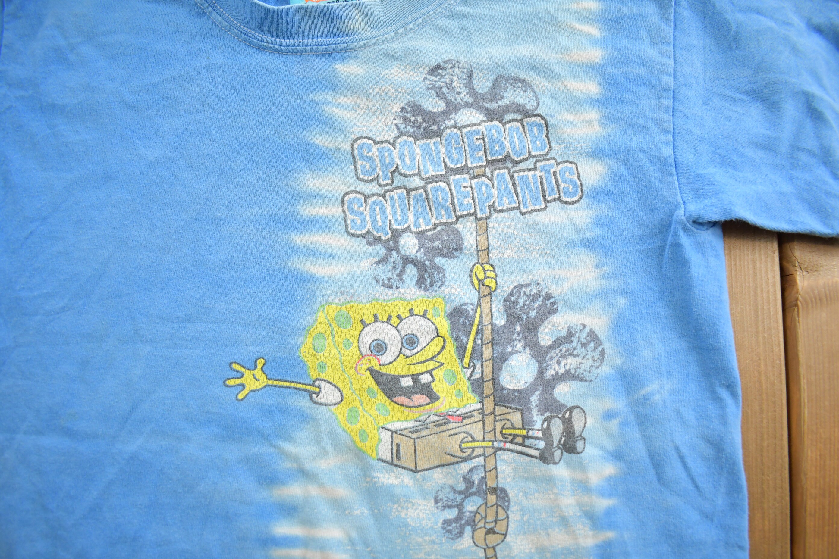 Vintage 2000s Spongebob Squarepants Graphic T-shirt Kids M - Etsy