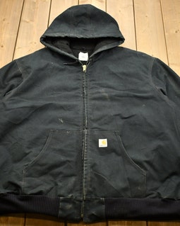 Vintage 90s Carhartt Jacket Full Zip With Hood / Workwear