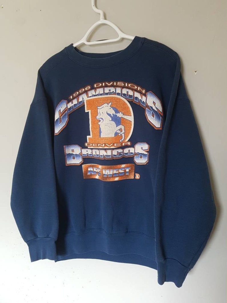Vintage Broncos Sweater / Denver NFL Football / Crewneck / | Etsy