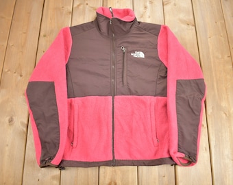 Vintage 1990s The North Face Women's Pink Denali Fleece Jacket / Jacket Liner / 90s Sweater / Streetwear / Outdoorsman / ColorS