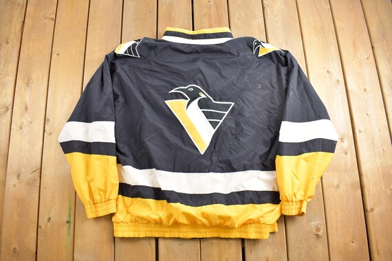 Vintage 1990s Pittsburgh Penguins NHL Apex One Ja… - image 4