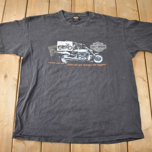 Vintage 2002 Harley Davidson Motorcycles Graphic T-Shirt Size 2XL