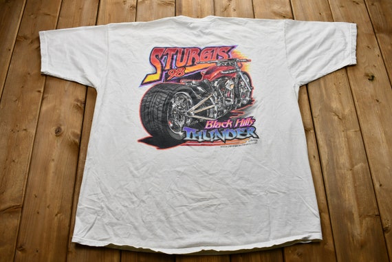 Vintage 1998 Sturgis Black Hills Thunder Motorcyc… - image 1