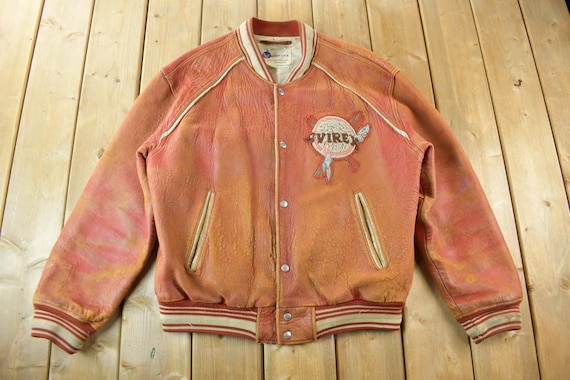 90’s archive cow leather varsity jacket 90's archive cow leather varsity jacket Jackets & Coats