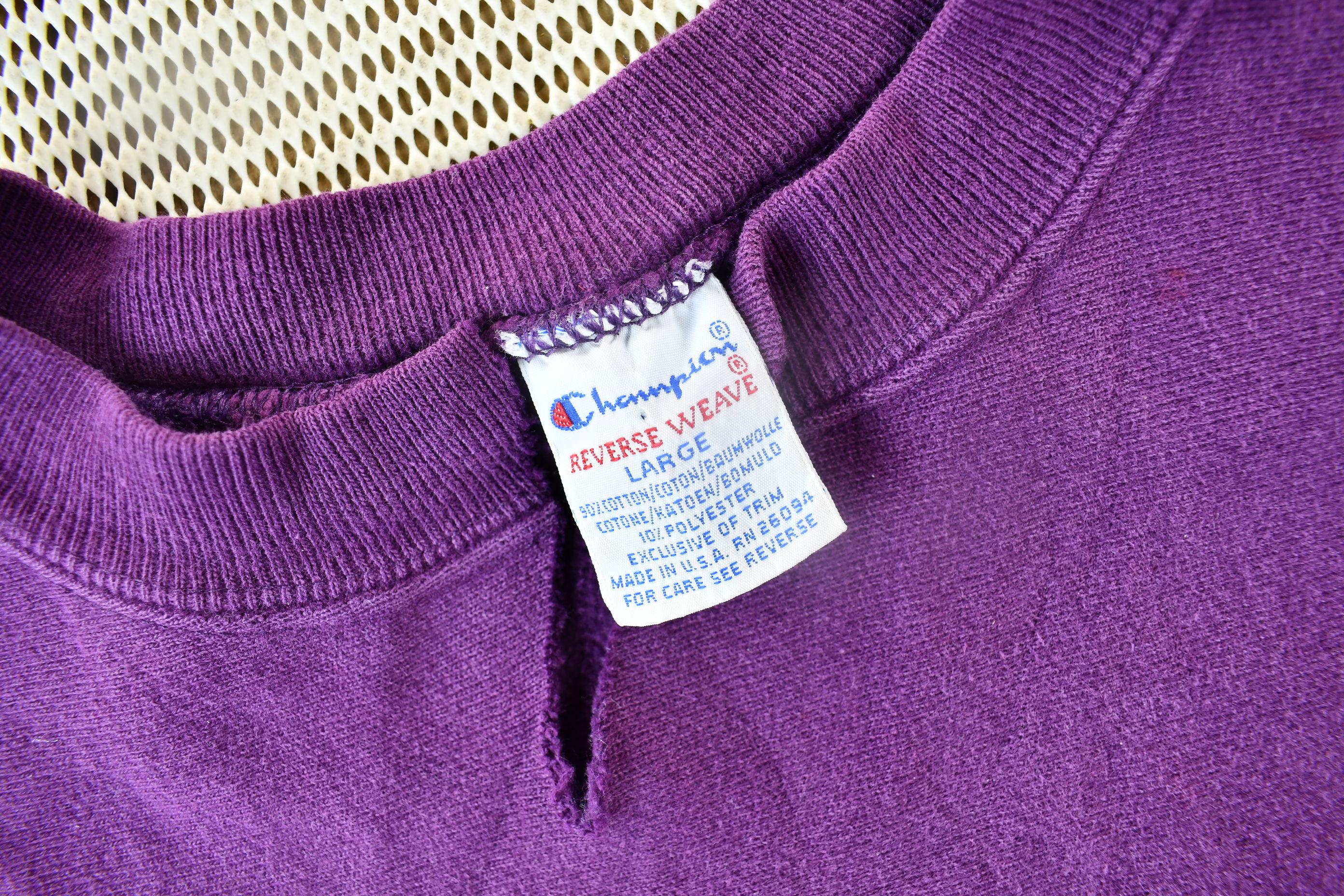 Vintage 1990s Champion Reverse Weave Embroidered Logo Crewneck