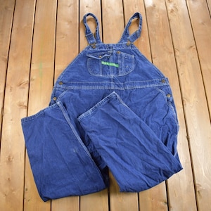 Overol de mezclilla vintage de la década de 1990, talla 48 x 28, KEY Imperial / Overoles vintage / Ropa de trabajo / Ropa de trabajo vintage / Overoles vintage