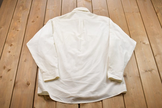 Vintage 1990s K-Mart Big Blank Button Up Shirt / … - image 2