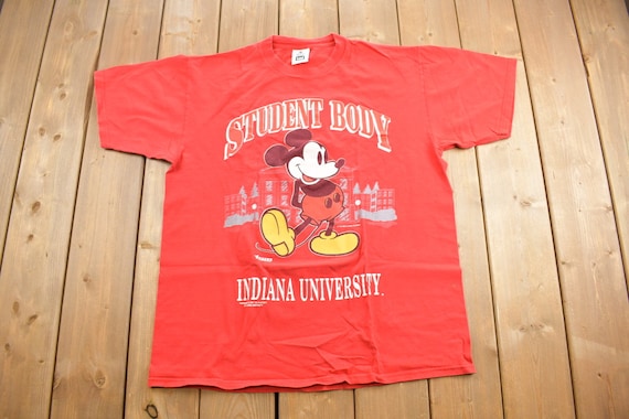 Vintage 1990s Mickey Mouse Indiana University Pro… - image 1