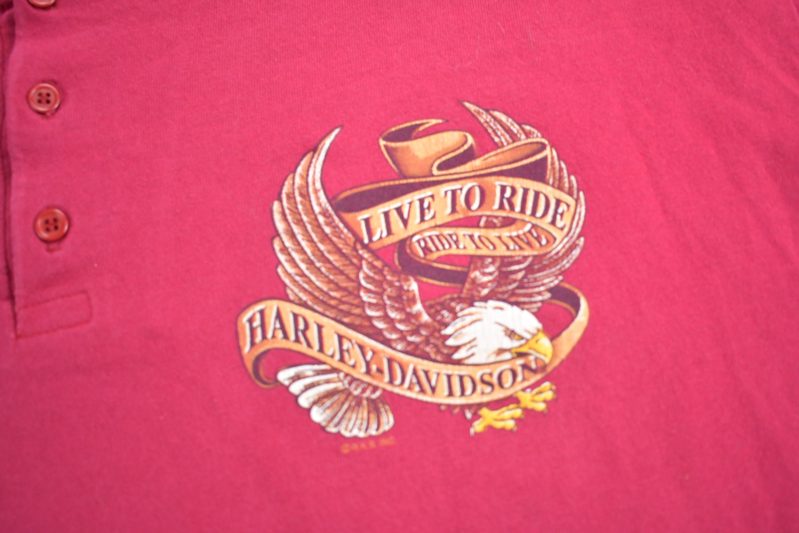 Vintage 1988 Dick Farmer's Harley Davidson Orlando Florida T-shirt