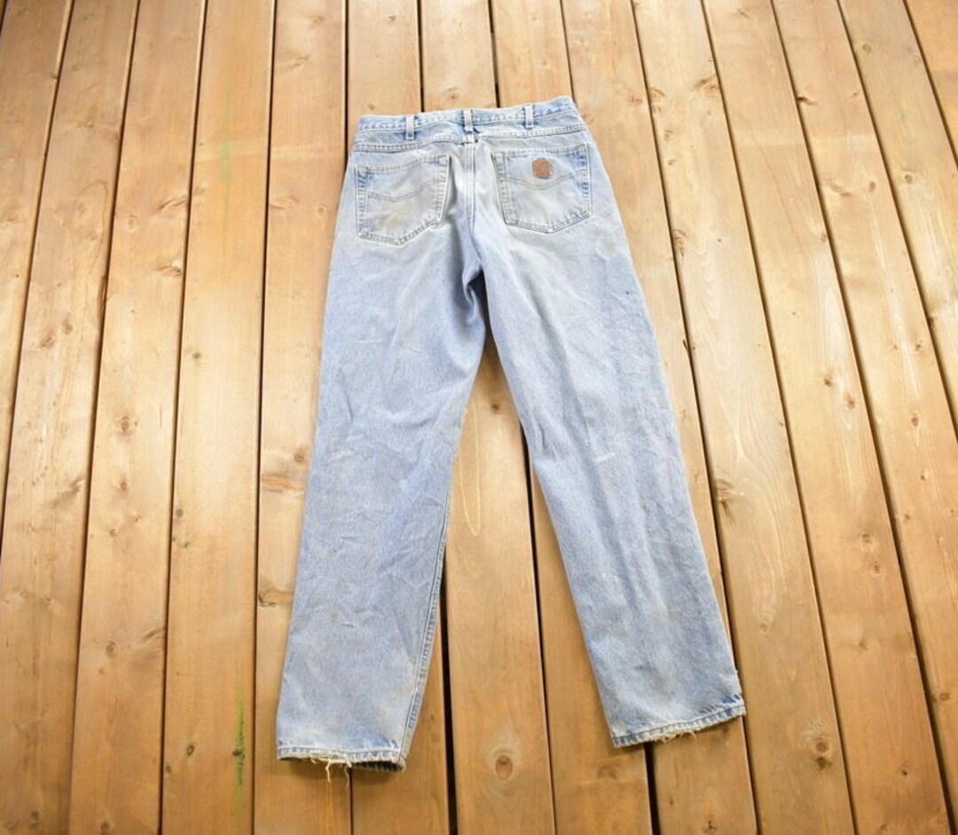 Vintage 1990s Carhartt Work Pants Size 34x34 / 90s Carpenter Pants