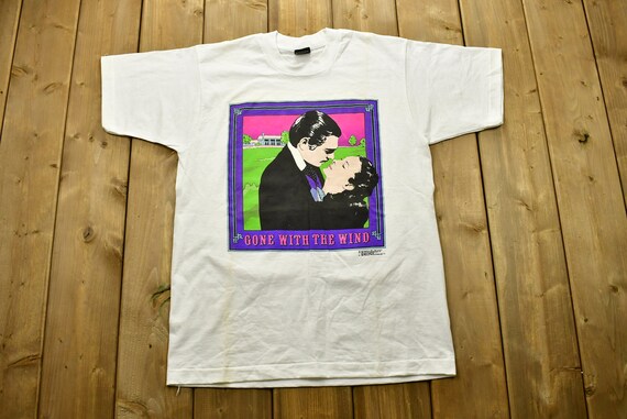 Vintage 1989 Gone With the Wind T-shirt / Movie Promo Print 