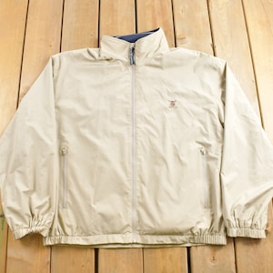 Vintage 1990s Tommy Hilfiger Windbreaker Jacket / Tommy Hilfiger / Embroidered / Sportswear / Menswear Jacket / Streetwear Style