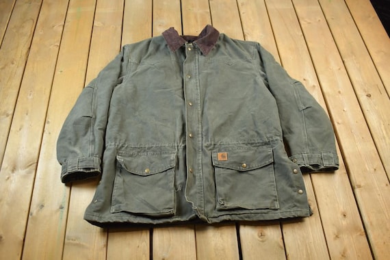 R*E様 vintage Carhartt Traditional coat B Vintage 1990s Carhartt Ranch Coat / Workwear / Vintage Carhartt