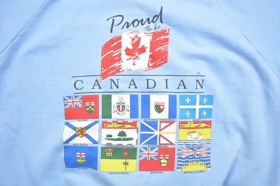 Vintage 1990s Canadian Provinces Crewneck Sweatsh… - image 4
