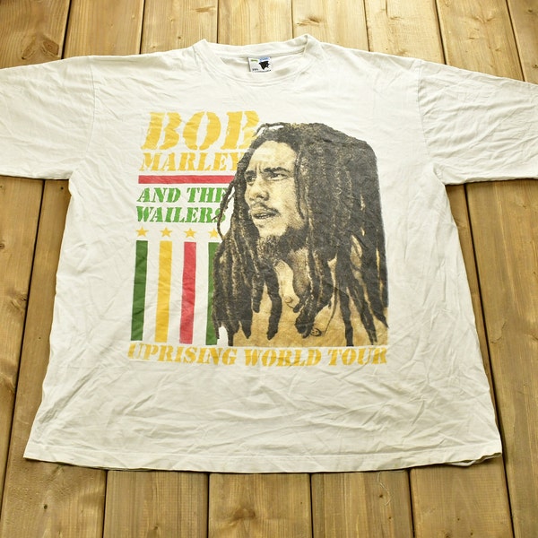 Vintage 90's Bob Marley Uprising Tour Band T-shirt / Band Tee / The Wailers / 90s T-shirt / Music Promo / Premium Vintage