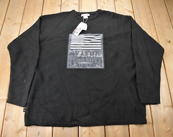 Vintage 1990s Deadstock Avirex Airmen Tuskegee Knit Sweater / Vintage Avirex / NWT / Size 3XL
