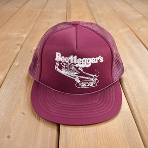 Vintage 1980s Bootleggers Bar Trucker Hat / OSFA / Vintage Snap Back / Souvenir Cap / Harbour Towns Oldest Tavern