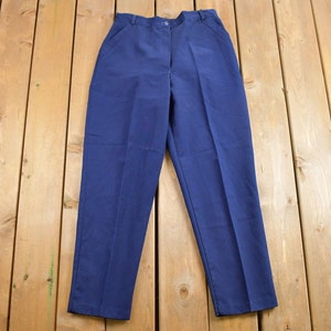 Vintage 1970s Pleated Trousers Size 29 x 27.5 / 70s Pants / Union Made in USA / True Vintage / 70s Slacks / Polyester Trousers