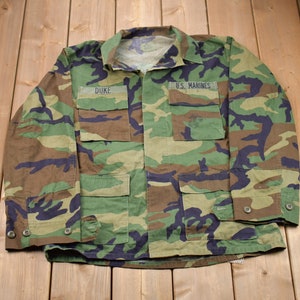 Vintage 2001 US Military / Button Up Jacket / US Army Green / Vintage Army / Streetwear Fashion / Army Jacket