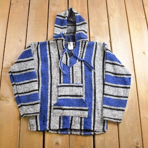90s Mexican Poncho - Etsy