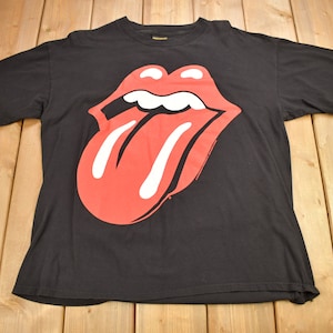 Vintage 1994 The Rolling Stones Voodoo Lounge Tongue T-shirt / Enkele steek / Muziekpromo / Brockum / Made in USA