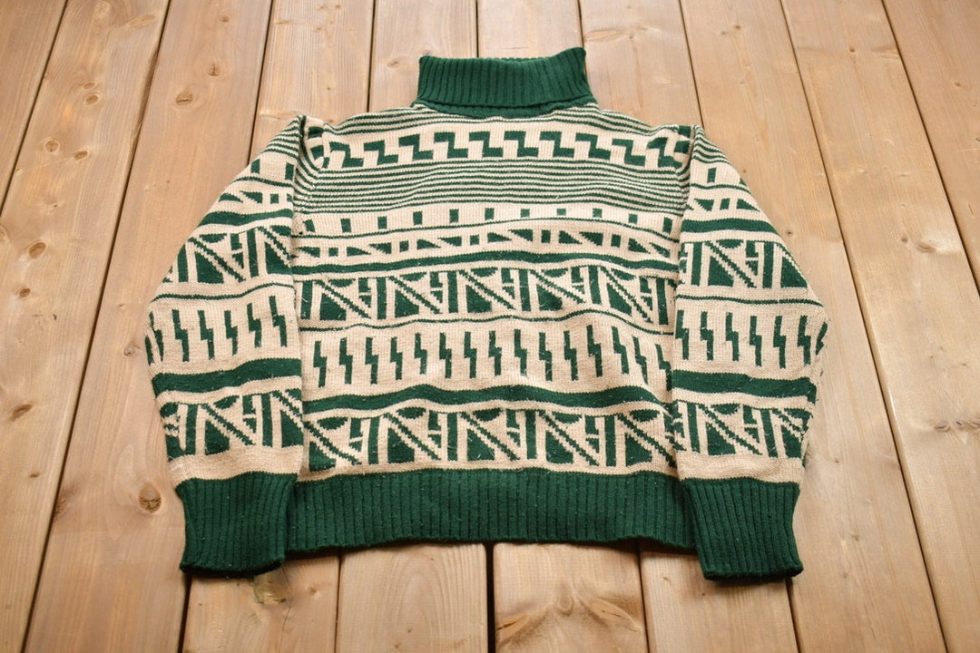 90s Silk Knit Sleeveless Turtleneck (S/M)