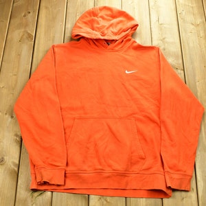 neon orange nike hoodie