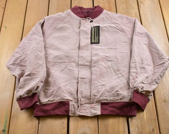Vintage 1990s Johnnie Walker Satin Bomber Jacket / Athleisure / Streetwear / Athletic Sportswear / Streetwear / Bomber Jacket
