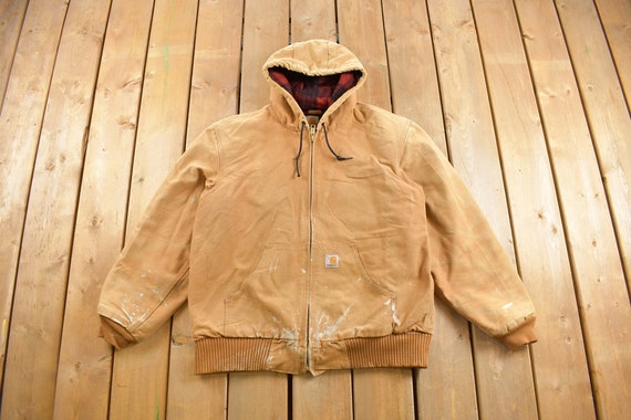 Carhartt paint splatter jacket cheap