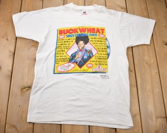 our gang Tシャツ buckwheat 80s Vintage 80's Our Gang Little Rascals “O-Tay” Buckwheat Movie