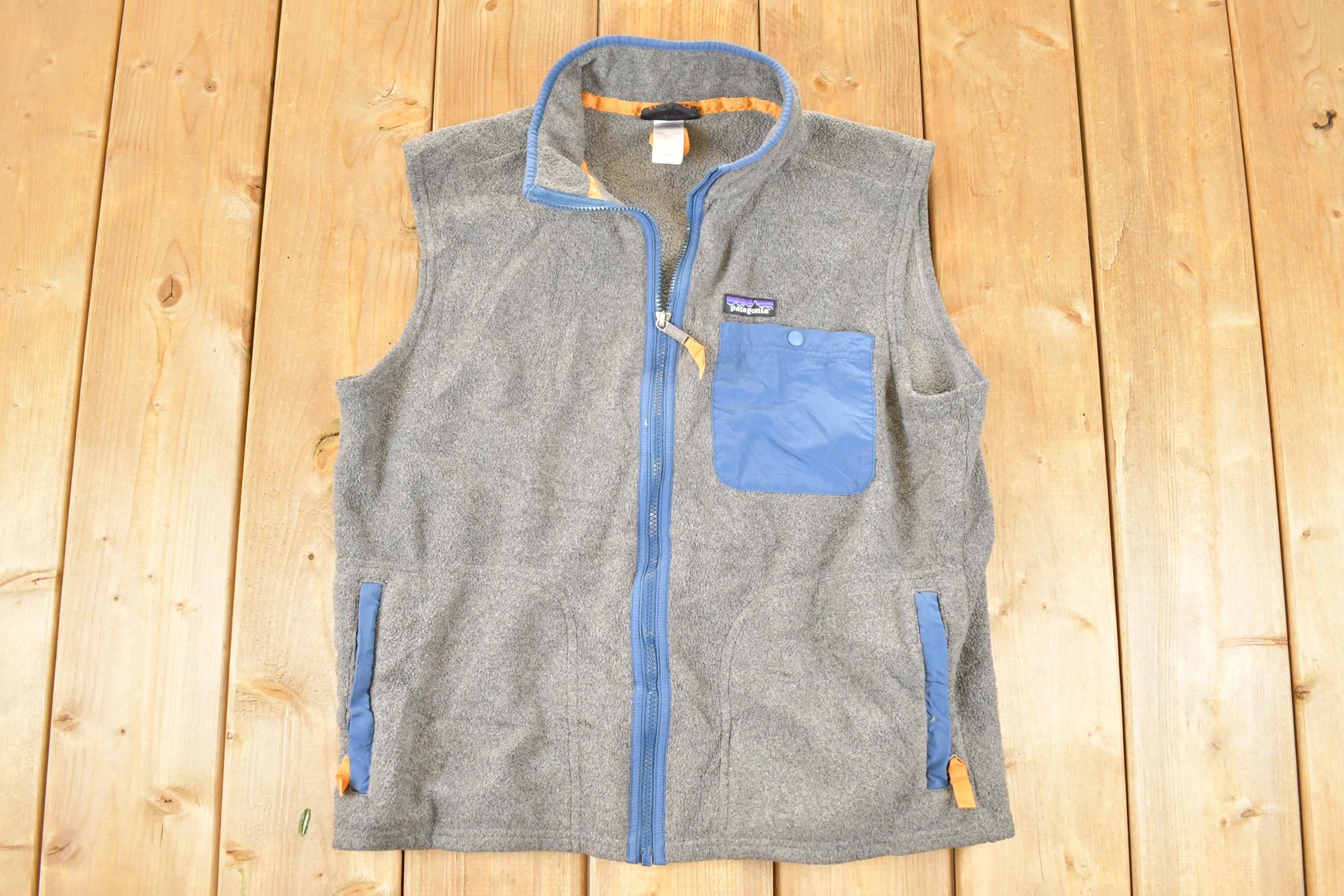 Vintage 1990s Patagonia Synchilla Fleece Outdoorsman Sweater Vest